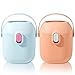 Dispensador de Leche en Polvo Bebe,Forreen 2 Piezas Caja de Leche en Polvo Portátil Hermético sin BPA Dispensador de Polvo de Fórmula con Nivelador y Cuchara para Leche en Polvo Snacks Cereales