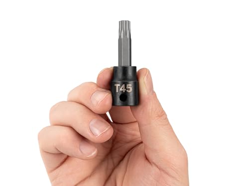 Image of TEKTON 3 /8 Inch Drive x T45 Torx Impact Bit Socket | SIB14245