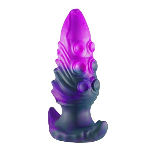Image of ferch Silicone Butt Plug, Monster Tentacle AnalDildo for G-spot and Prostate Massager, Fantasy Anal Plug Prostate Massager, Wearable Tentacle Anal Plug for Men Women Couple (7.5in)