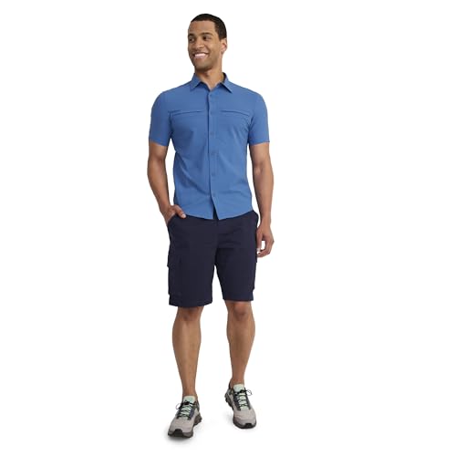 Jockey Outdoors Men's Casualwear Short Sleeve Snap Woven Shirt4