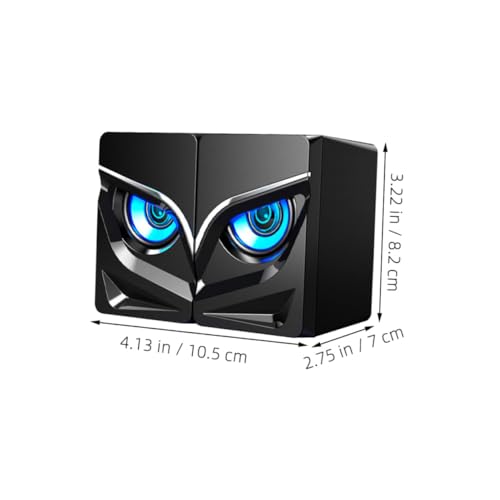 Altavoz para computadora compacto con alimentación USB y graves profundos para uso en oficina 2
