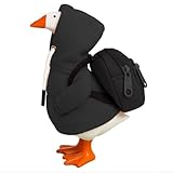 Superbe ensemble de costume : cet ensemble fantaisiste comprend un sweat à capuche confortable et un sac à dos spécialement conçus pour votre oie de bureau de 17,8 cm, créant une adorable décoration qui apporte de la joie à n'importe quel espace de travail.