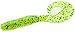 Zoom 011009 Fat A-Poundert Curly Tail Grub, 3-Inch, 10-Pack, Chartreuse Pepper