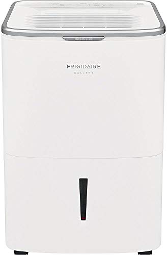 Frigidaire FGAC5044W1 16" Gallery Series Dehumidifier with 50 Pint Capacity WiFi Washable Antibacterial