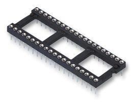 Harwin Dip Socket, 16 Position, Through Hole Vertical - D2816-42