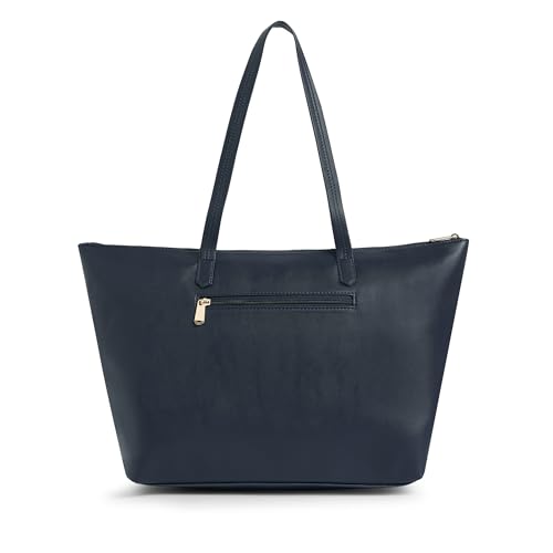 Image of Caprese Polka 16 Inch Laptop Compatible Large Tote Bag for Women | Stylish, Durable, Multi-Compartment Design for Work, Travel, Shopping | Comfortable Straps Shoulder and Handheld Bag