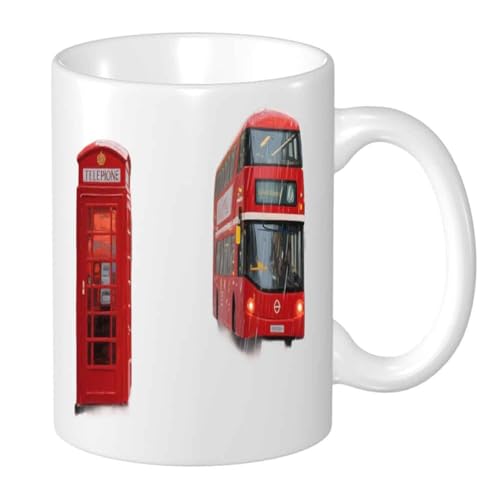 WQPCGKM Personalized Novelty Coffee Mug Autumn in London...