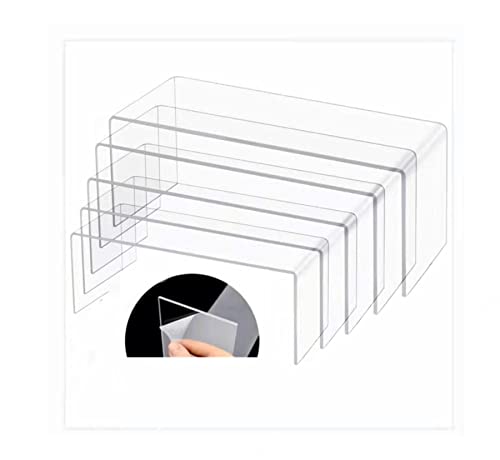 【Protezione del design della pellicola】: i montanti del display in acrilico con pellicola protettiva in plastica possono proteggere il supporto da danni durante il trasporto, rimuovere prima la pellicola protettiva in plastica per ottenere i set di montanti in acrilico cristallino (rimuovere la pellicola protettiva prima dell'uso).