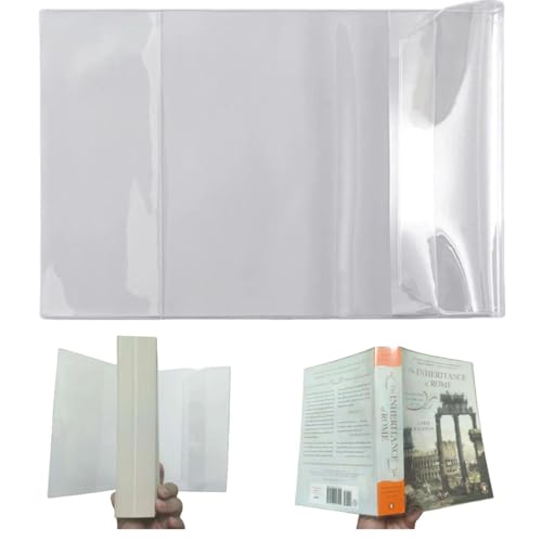 A5 Clear Cover Adjustable Notebook Cover - Universal Fit for Midori Travelers Notebook Clear Plastic Book Protector for Hobonichi