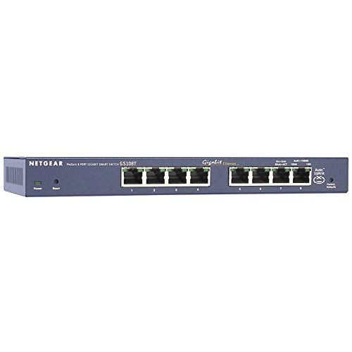 NETGEAR GS108T Smart Switch Web...