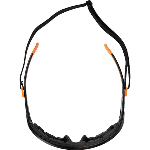 Klein Tools Safety Glasses 60471, ANSI Z87.1+ Pro Full Frame Seal Safety Glasses, Grey Lenses, UV Protection, Anti-Fog, Scratch Resistant