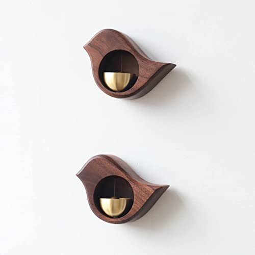 Vandroop Shopkeepers Bell For Door Opening, Decorative Wooden Door Bells Hanging, Handmade Office Store Entrance Front Porch Cafe Doorbell #TOP4