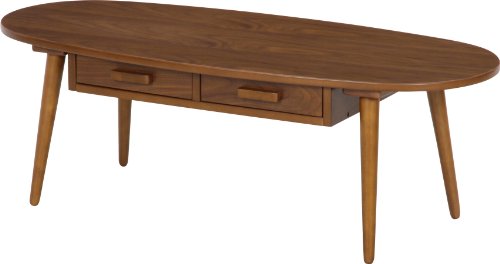 不二貿易 引出付き センター テーブル クルボ 幅110 引出2杯