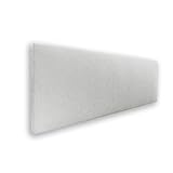 Silcar Home - Cabecero de Cama 150 Tejido Blanco Jep - Estructura de Madera, 150 cm