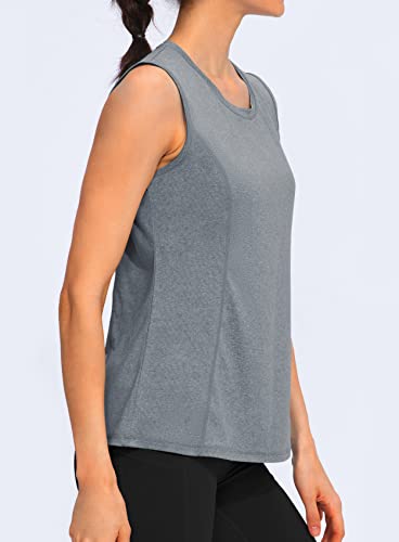 YYV Women's Workout Tank Tops Lightweight Sleeveless Shirts for Women Loose Fit Tops for Athletic Running Tennis Yoga3