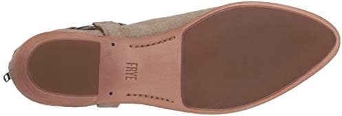 Frye Women's Ray Harness Back Zip Ankle Boot, Light Grey, 5.5 Medium US | Image 3