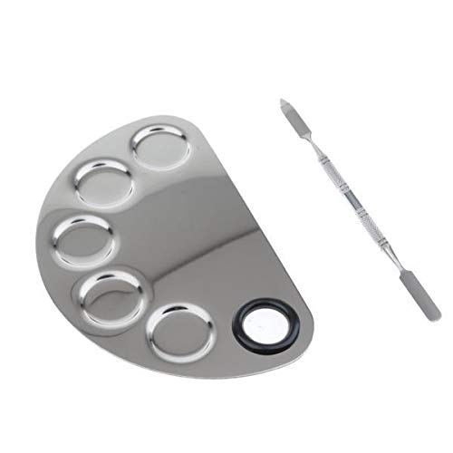 ZOOMELLA Pro Stainless Steel Cosmetic Makeup Palette Spatula Foundation Mixing Tool|Other Makeup Tools & Accs| Other Makeup Tools & Accs-image-6