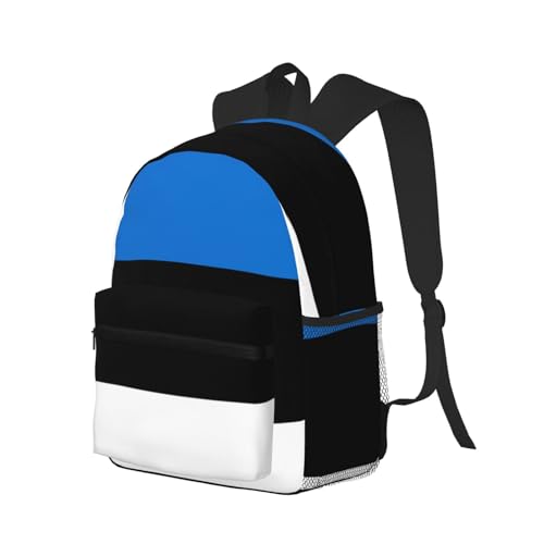 Sac à dos drapeau Estonie léger avec poches de rangement amples - 2