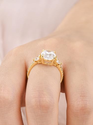 3.5 Carat Oval Cut Engagement Ring for Women, Sterling Silver 5A CZ Simulated Diamond Ring for Women, Vintage-Inspired Design4