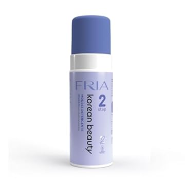 Fria Korean Beauty Mousse Detergente, Deterge in Profondità, Testata su Occhi e Pelli Sensibili, Delicata sulla Pelle, Confezione da 150ml