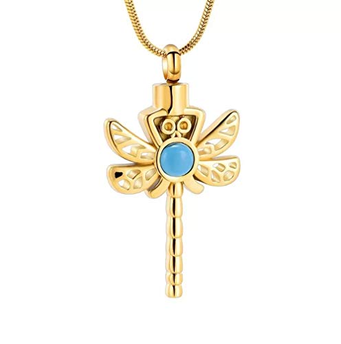 Cendres bijoux en acier inoxydable de haute qualité style libellule