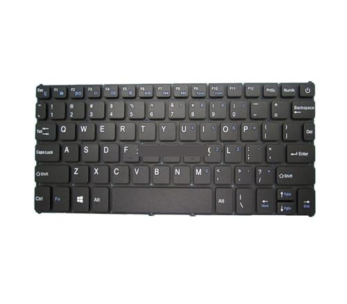 Clavier DIGMA Eve 10 C302 ES1051EW noir sans cadre disposition US pour ordinateur