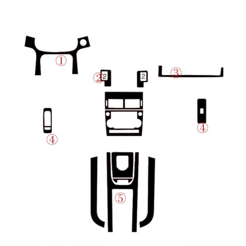 Autocollants de style de voiture pour poignée Discovery Sport