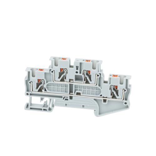 Bloque de terminales PTTB 4 de doble capa y conector push-in de 4mm² 5