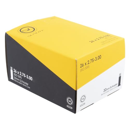 Sunlite Standard Schrader Valve Tubes, 26 x 2.75-3.00