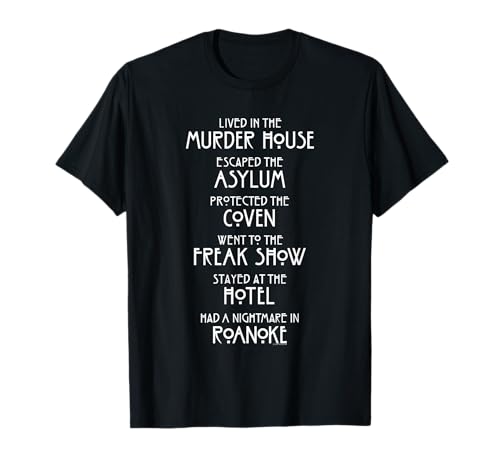 American Horror Story Seasons Text TV Show T-Shirt
