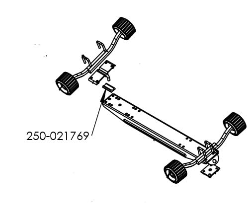 EZ Loader Boat Trailer Poly Glide Roller Arm Pivot Bushing 250-021769