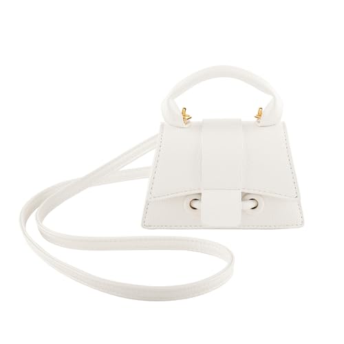 Image of Ayliss Micro Mini Crossbody Handbag Women's Purse Clutch Cute Mini Trendy Bag Top Handle PU Leather Shoulder Bag