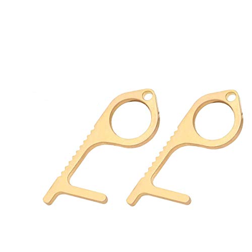 Apriporta senza contatto, ottone a mano