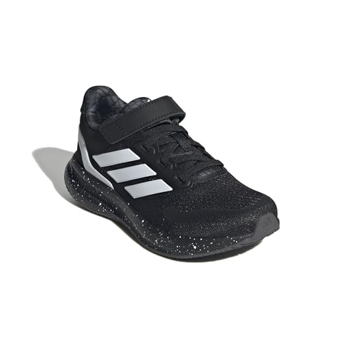 Image of adidas Kids' Marvel Run Falcon 5 Elastic Lace & Strap Shoe