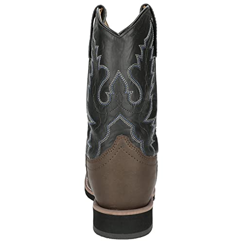 Smoky Mountain Boots 1575C0135R Smoky Mountain Children Boys Monterey Western Cowboy Boots Brown/Black thumb #4