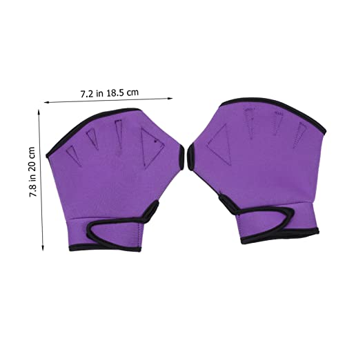 BESPORTBLE 5 Pares Luvas De Auxílio À Natação Pesos De Piscina Para Exercício Luvas De Natação Luvas