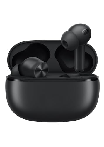 Image of Lynacz Original T200x Earbuds Compatible with Realme, 12 /12+ / 12 Pro Drivers, 25dB Active Noise Cancellation, Quad Mic, 45ms Latency, Long 48H Battery, Fast Charge, IP55 Water Resistant (Black)
