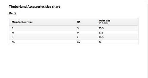 Timberland Men's Casual Leather Belt, Black, 40 MM