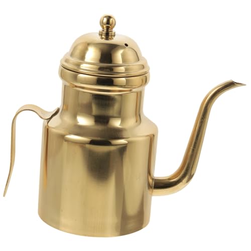 Toyvian Aceitera Inoxidable Multifunción con Tapa Antigoteo Dispensador Aceite Vinagre para Uso Doméstico Cocina