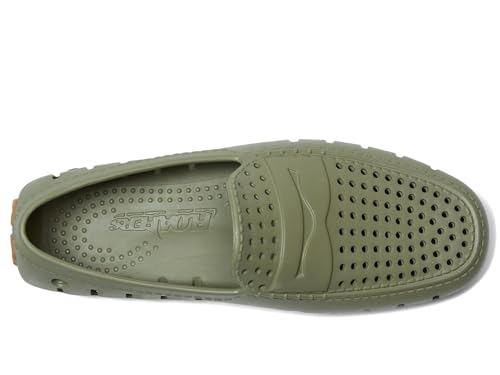 Image of Floafers Men's Country Club Driver 2.0, Mermaid Green /Gum, 10, Medium