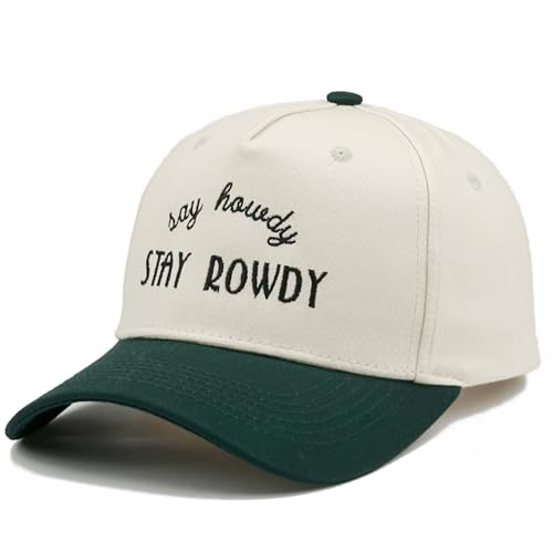 Gorra de Algodón Bicolor con Bordado Estilo Vaquero miniatura 6