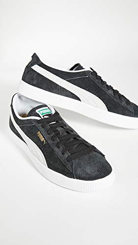 PUMA PUMA Select Men's Suede Vintage Sneaker, Puma Black/Puma White, 11 Medium US