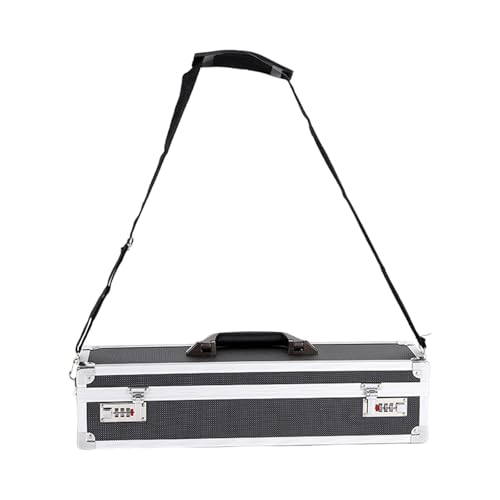 Colcolo Estuche para cuchillos de chef, soporte para cuchillos, caja de seguridad, marco de aluminio, carcasa rígida, organizador de cuchillos de cocina,