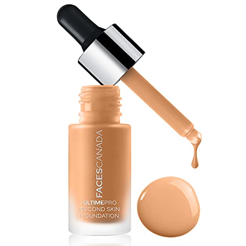 Image of FACESCANADA Ultime Pro Second Skin Foundation - Ivory 01, 15 Ml, Medium, Natural, Lotion, All
