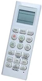 Front view of the Easytry123 replacement remote control for LG air conditioners.