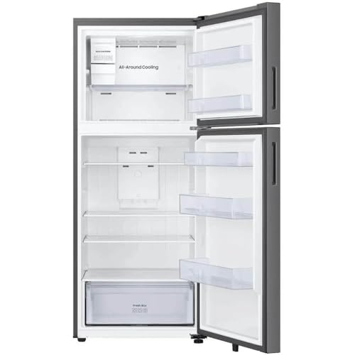 Samsung RT70F18LASR 18 Cu. Ft. Stainless Top Freezer Freestanding Refrigerator with Ice Maker on Fridge.com