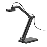Ipevo V4K PRO ULTRA HD USB Visualiser with AI-Enhanced microphone, for Classroom visualisation, Online Teaching, Learning Work from Home, Streaming, with Noise Reduction