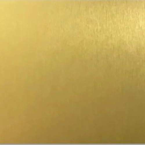 300 * 300mm Color Double Side Anodized Aluminum ?0.5/1mm Thickness,Aluminum Engraving Blanks(Gold,0.5x300x300mm)