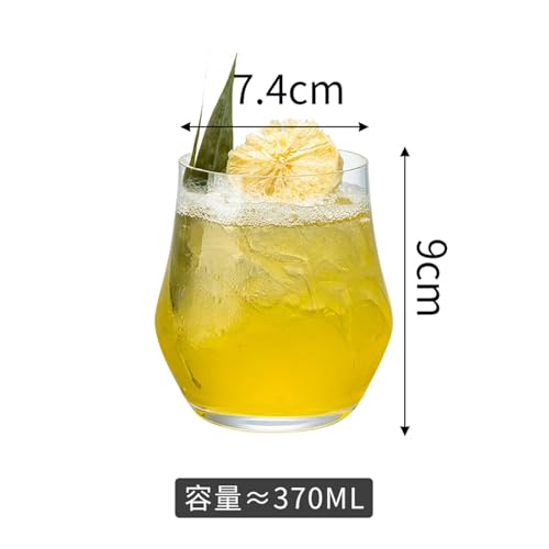 Vaso de vidrio clásico resistente al calor de 370 ml miniatura 2