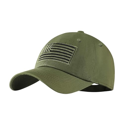 Image of GEANBAYE American Flag Hats for Men Women Low Profile USA Baseball Cap Outdoor Dad Hat